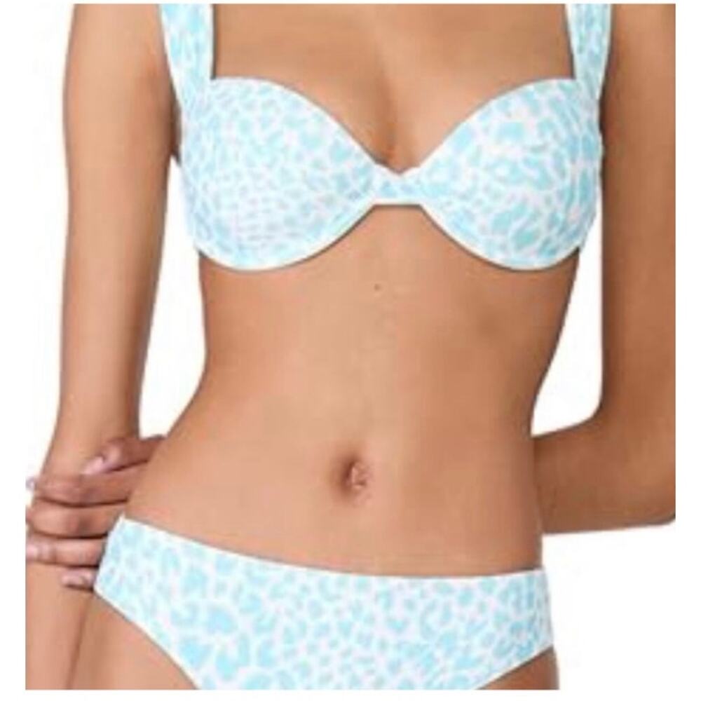 KATE SPADE BIKINI SET CO-ORD SWIMSUIT NWT SIZE XL SEAFLOWER